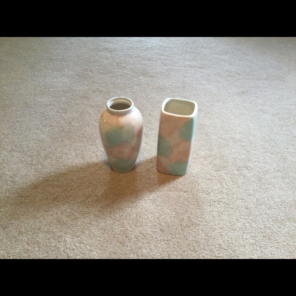 Multicolored Flower Vase Set of 2